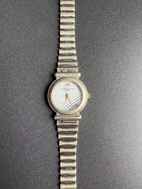 Dior Women’s Vintage Silver and Gold-Tone Round Dial Bracelet Watch